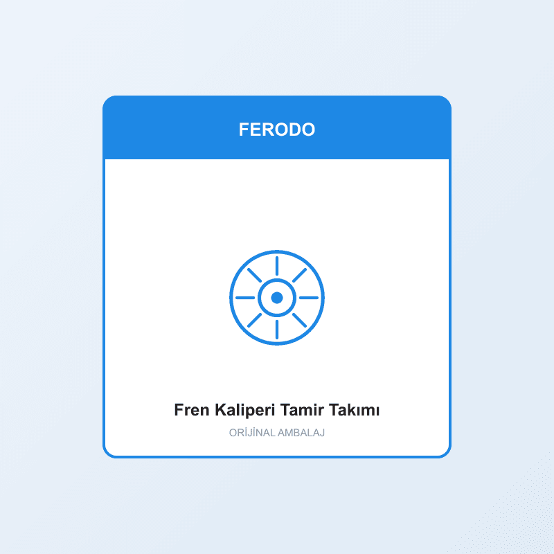 Fren Kaliperi Tamir Takımı - ambalaj
