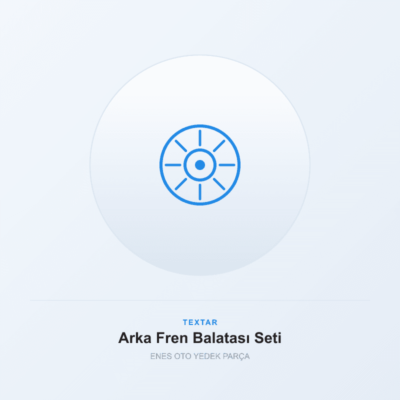 Arka Fren Balatası Seti